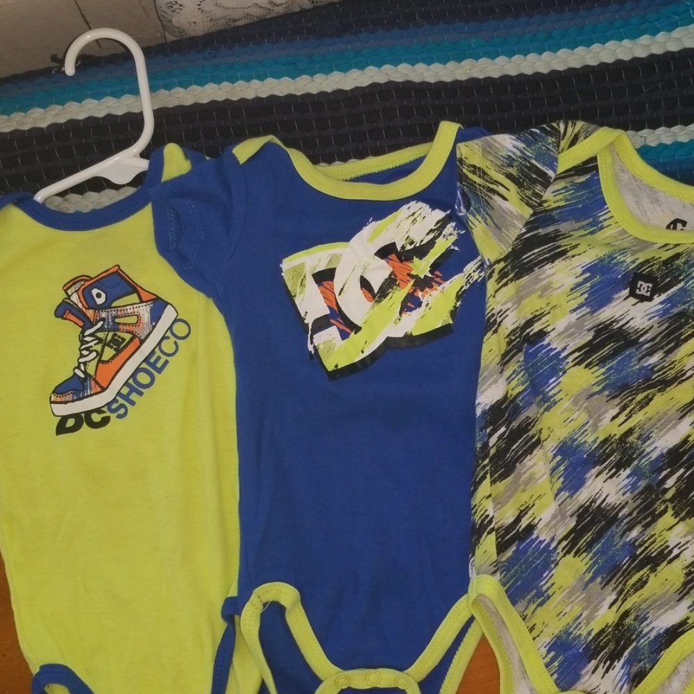 DC baby 6-9months, three onesies TOGETHER
